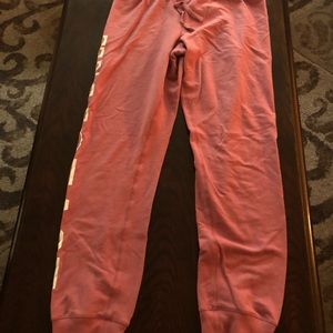 Pink sweatpants